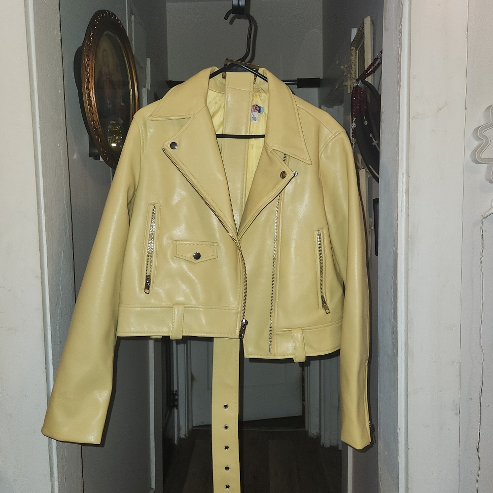 Vegan leather jacket